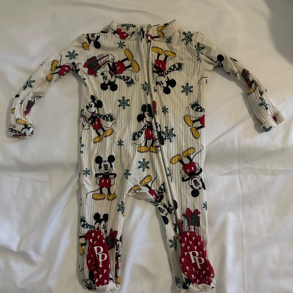 Disney Mickey Mouse Kids One Piece Pajama - Posh Peanut